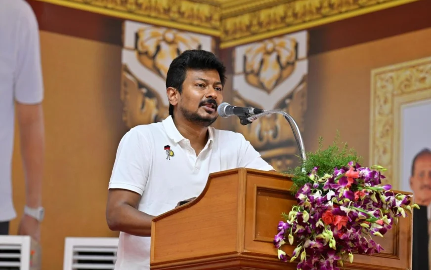 Udhayanidhi Stalin’s Remarks Spark Political Row; TVK and BJP Demand Apology