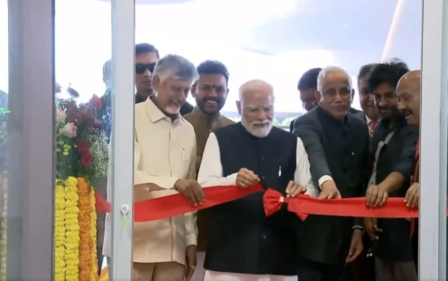PM Modi Inaugurates Alluri Sitarama Raju International Airport in Andhra Pradesh