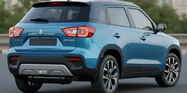 2026 Maruti Brezza Facelift Spied with 6-Speed Manual