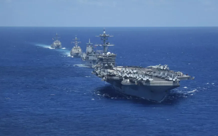 USS Abraham Lincoln Struck by Iranian Missiles: US Releases Photos Debunking Damage Claims