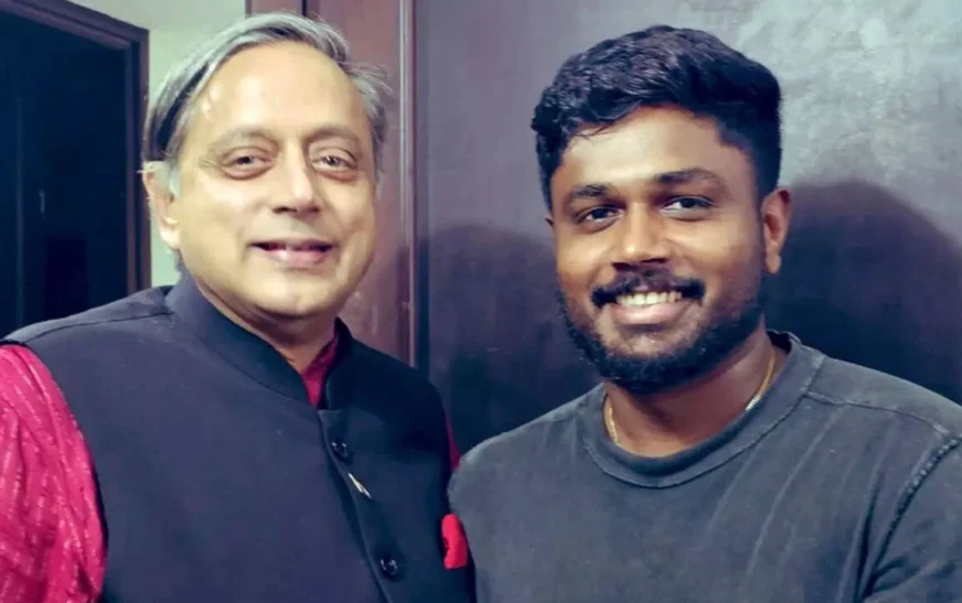 Shashi Tharoor Hails Sanju Samson as Vizhinjam’s Greatest Product