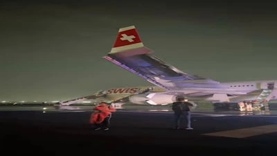 Engine Fire Forces Emergency Evacuation on Swiss Air Delhi–Zurich Flight; Six Passengers Injured
