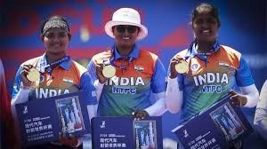  Deepika Kumari Leads India to Archery World Cup Gold Against China