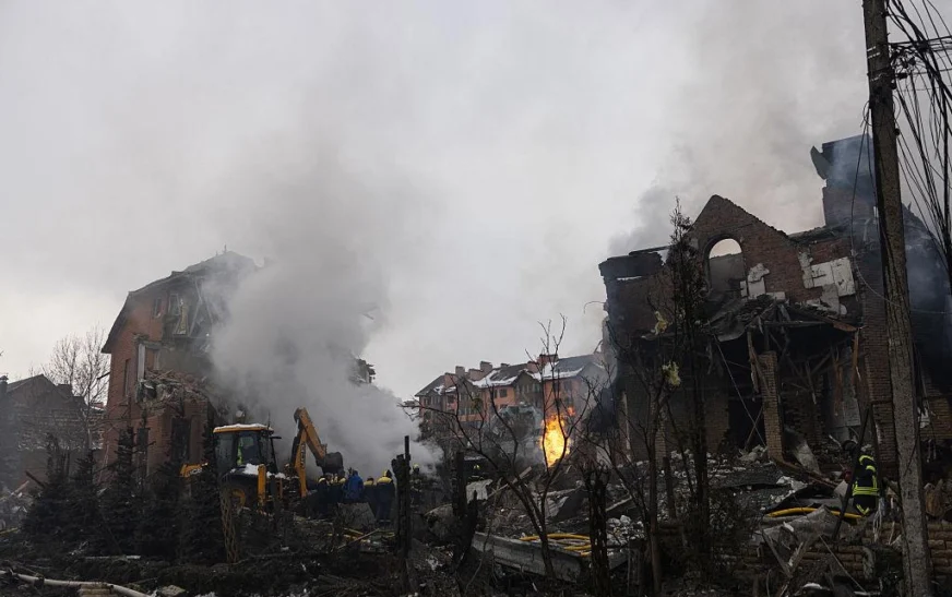 Large-Scale Russian Attack on Ukraine Leaves Four Dead, Dozens Injured