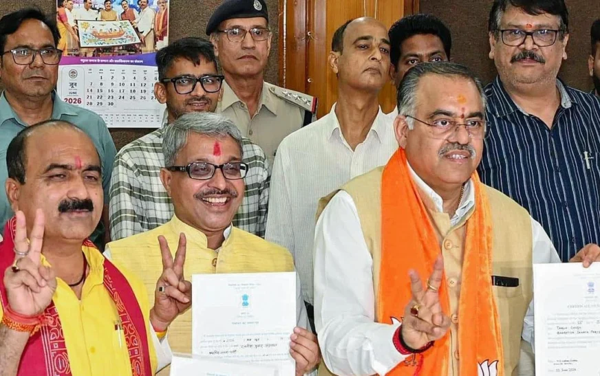  BJP, Congress Secure Multiple Rajya Sabha Seats Unopposed