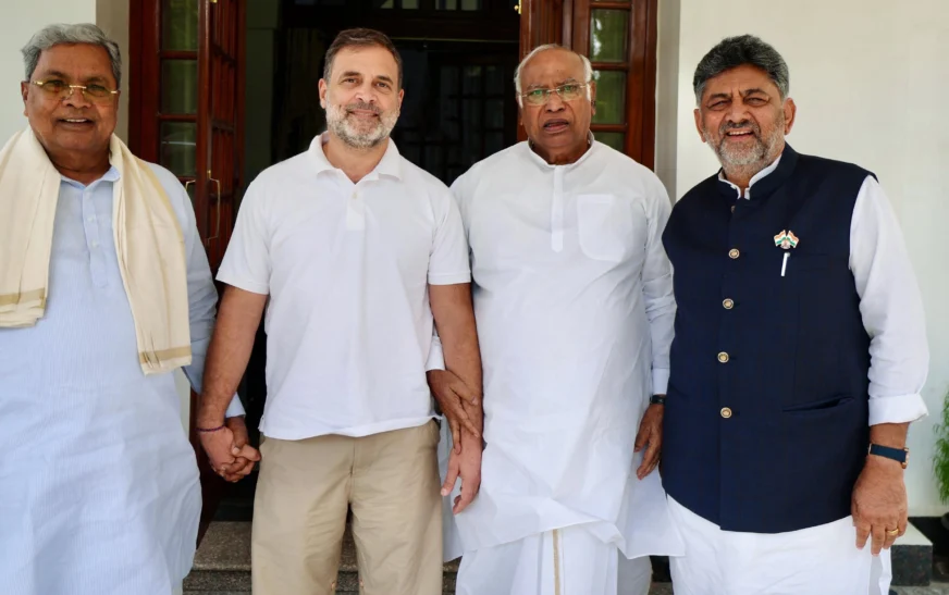 Rahul Gandhi Heads to Bengaluru for DK Shivakumar’s Swearing-In