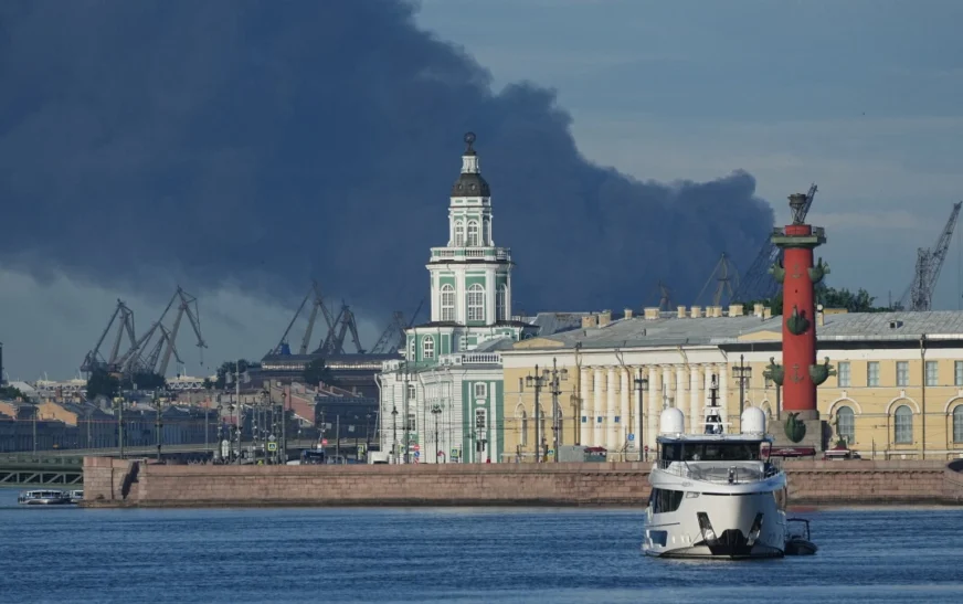 Ukrainian Drones Strike St. Petersburg Oil Terminal, Exposing Russia’s Security Vulnerabilities