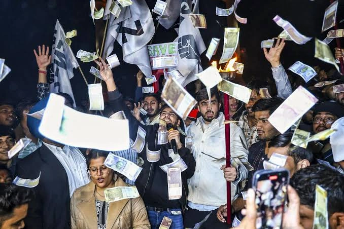  Gen Z Leader Slapped During Protest in Jaipur