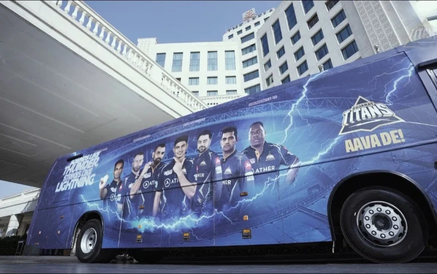 Gujarat Titans Team Bus Catches Fire After IPL 2026 Final Loss, Players and Staff Escape Unhurt