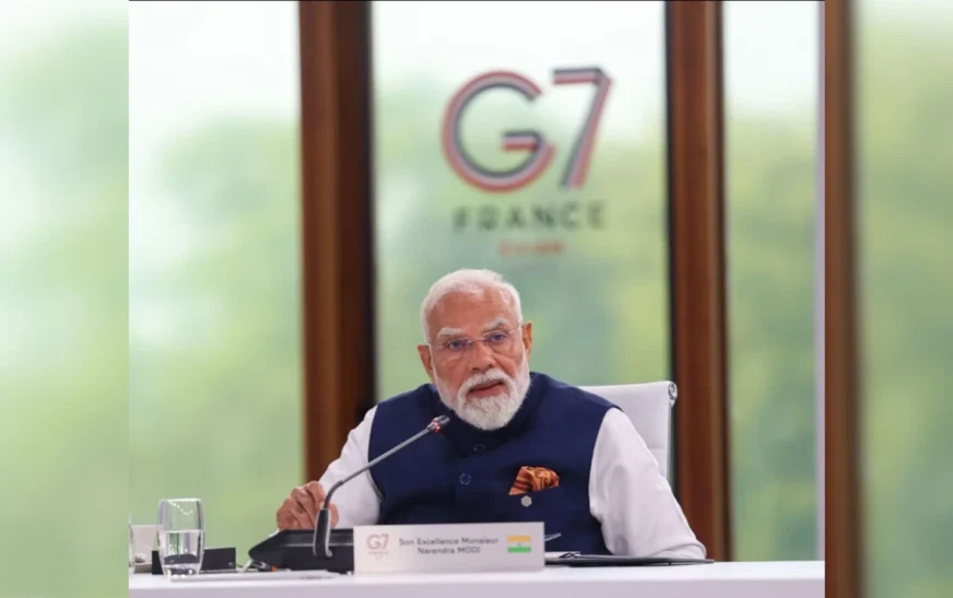 PM Modi Raises Concern Over Death of Indian Sailors at G7 Summit, Calls for Maritime Security
