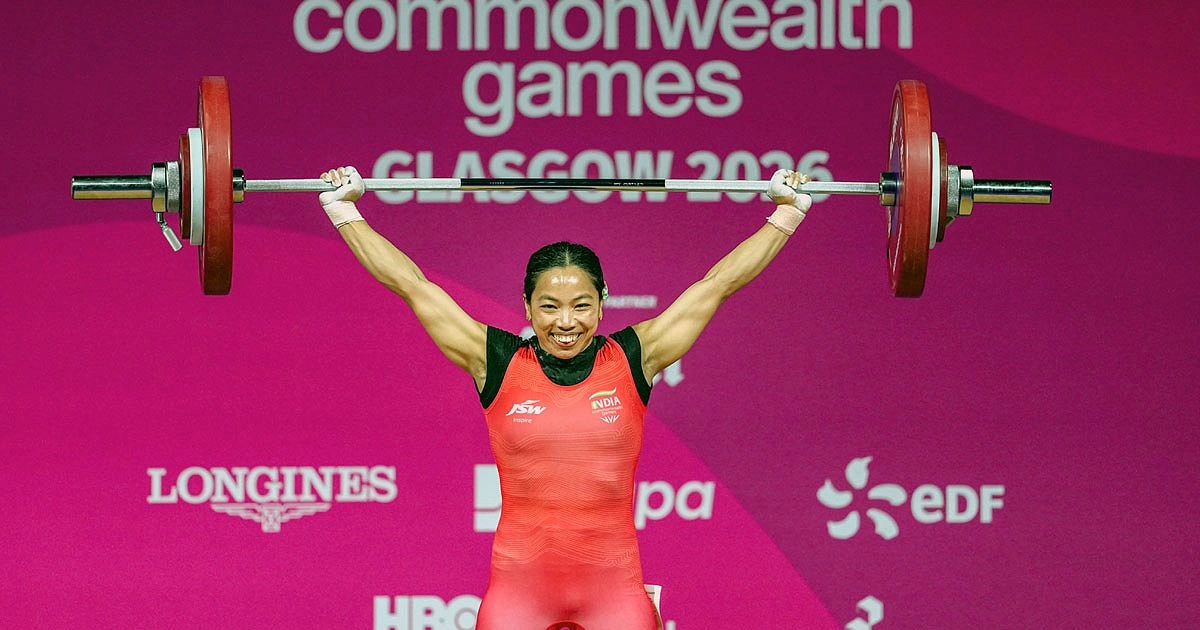 Mirabai Chanu Scripts History with Third Straight Commonwealth Games Gold