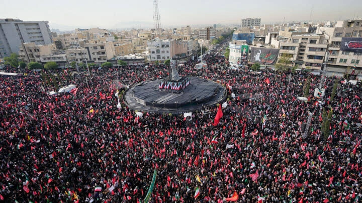 Massive Funeral Procession for Khamenei Begins in Tehran